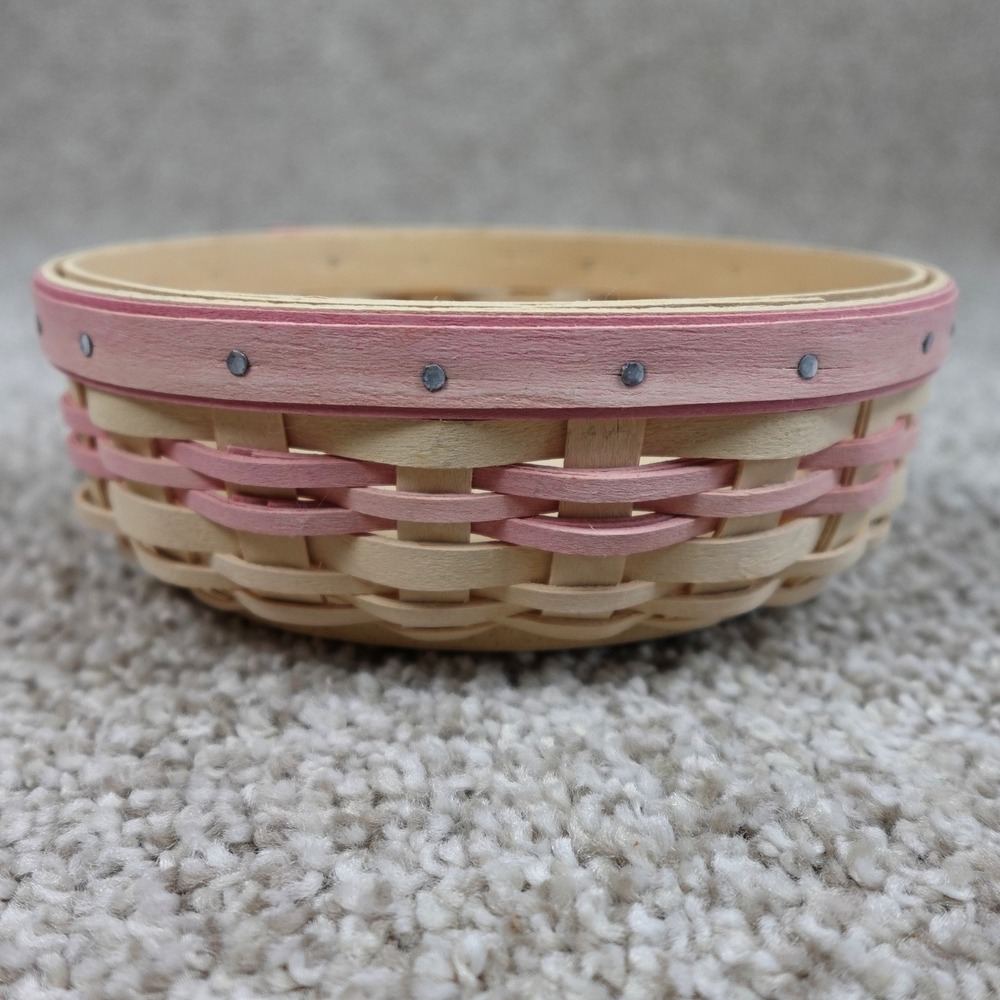 Longaberger 2003 Horizon of Hope Basket American Cancer Society Pink Whitewash